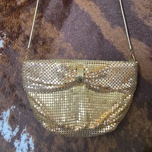 Giorgini gold mesh handbag